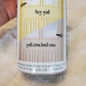 Vinyl Wall Decal "Hey Y'all" & "Y'all Come Back Now"